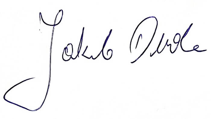 Podpis Jakub Duda